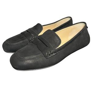 Sam Edelman Tucker Loafers Womens 7M Black Leather Penny Driving Moccasins Flat